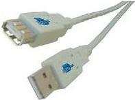 Actual product image MicroConnect USB extension cable (0.10 m, USB 2.0)