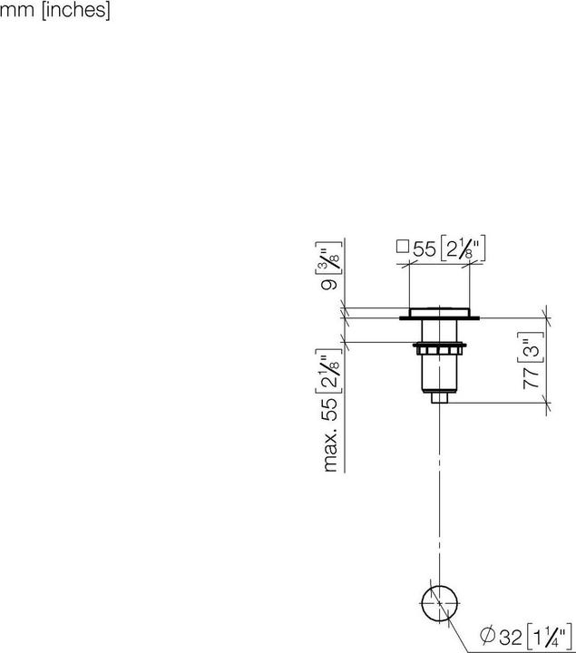 Produktbild Dornbracht 10714970-00 AIR SWITCH Bedienknopf Serienneutral