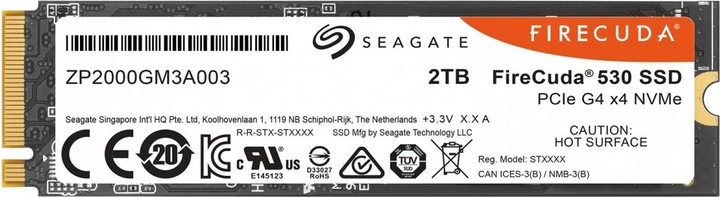Produktbild Seagate FireCuda 530 (2000 GB, M.2 2280)