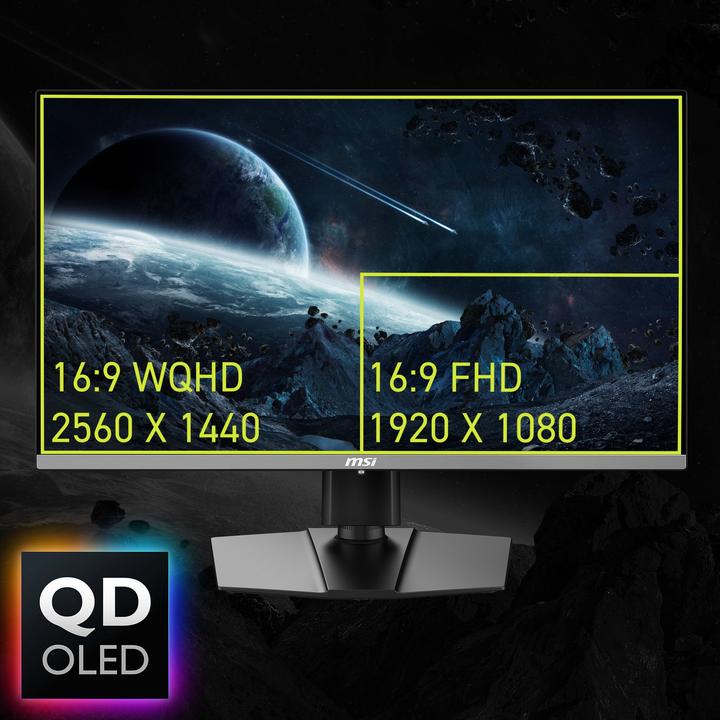 Image du produit MSI MAG 272QP QD-OLED X50 (2560 x 1440 pixels, 26.50")