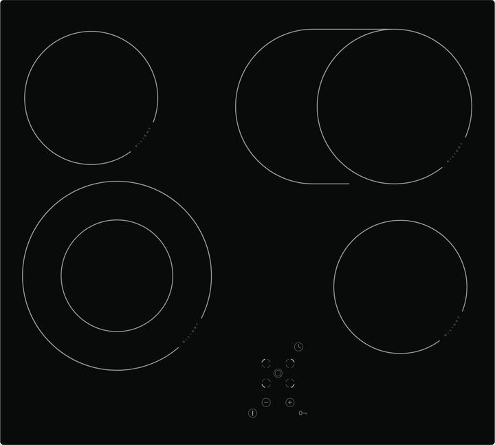 Amica KMC 742 610 C Kochfeld Integriert Zonenloses Induktionskochfeld 4 Zone(n) (57.60 cm, Glaskeramik Kochfeld, Induktionskochfeld)