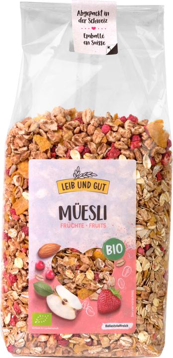 Immagine prodotto Leib und Gut Müesli Organic Fruits 500 g (500 g)