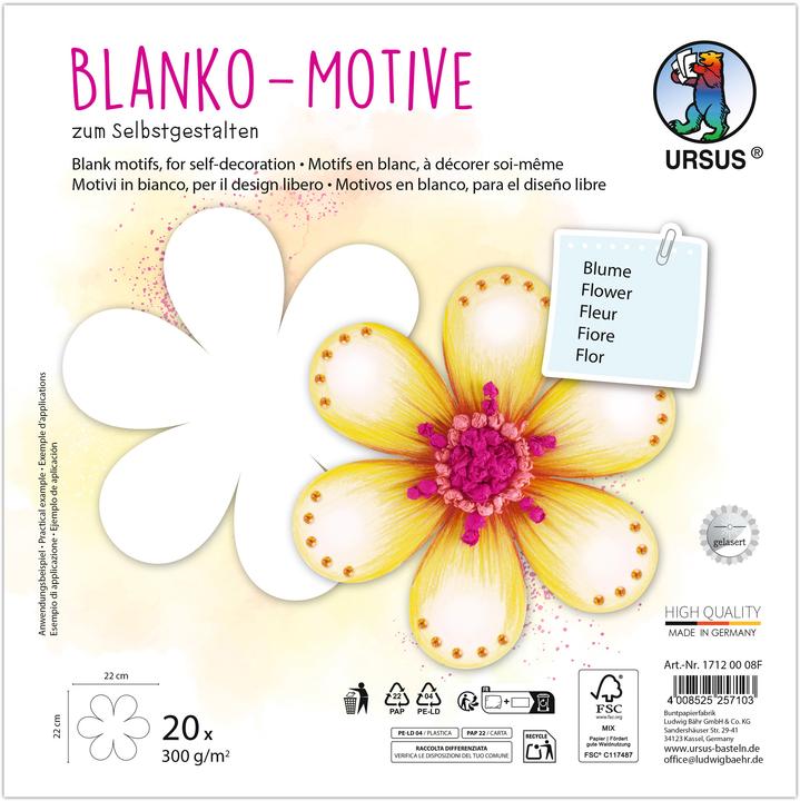 Produktbild Ursus Blanko Fotokarton-Motive (230 g/m², 20x)