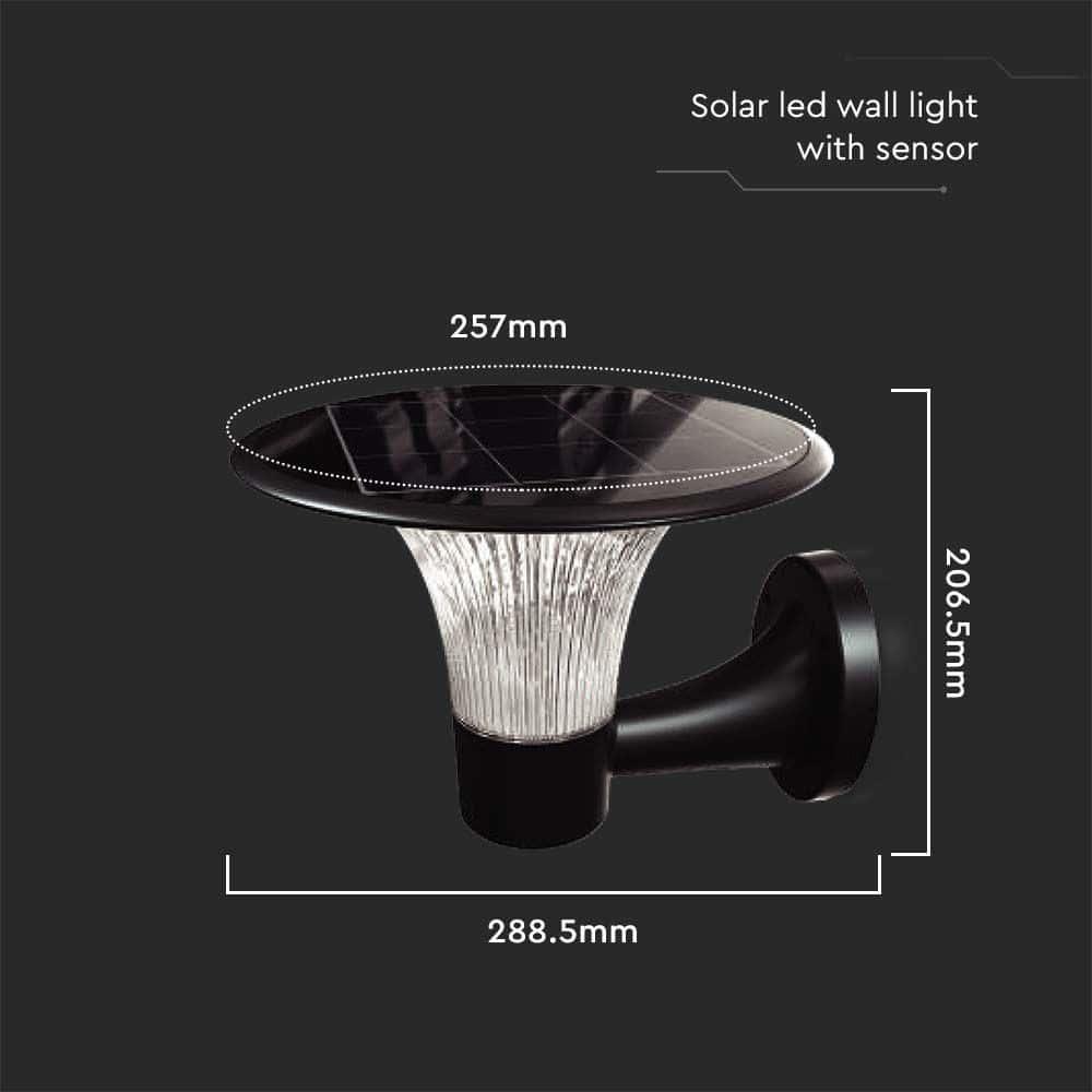 Thumbnail - V-TAC, Gartenbeleuchtung, VT425 LEDWandleuchte3,2 V, Schwarz, 6000 K 4000 K (1900 lm, IP65)