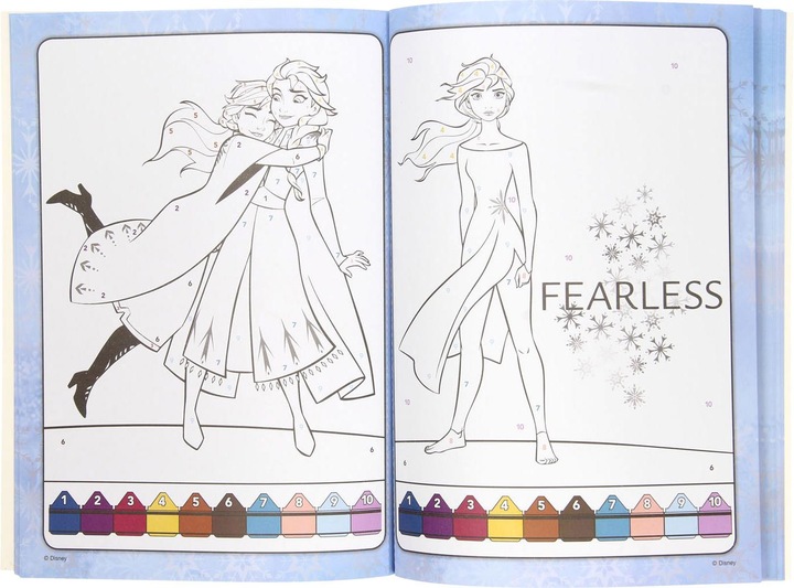 Actual product image Paint by numbers - Frozen