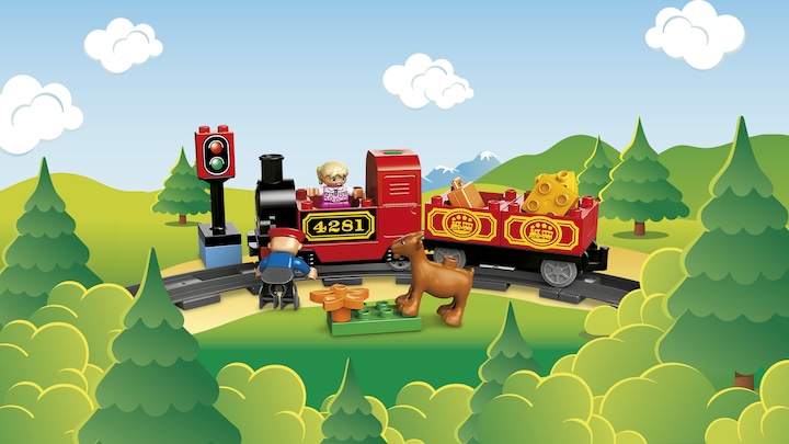 Produktbild LEGO Eisenbahn Starterset (10507)
