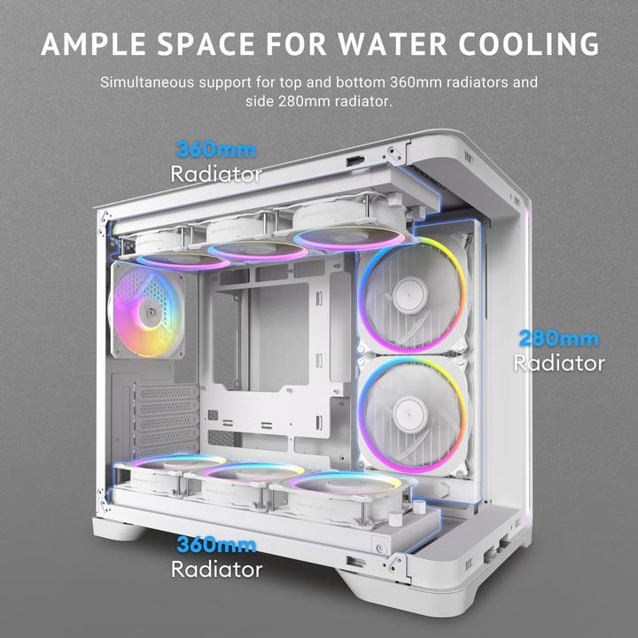 Actual product image Antec C5 Curve (ATX, ITX, mATX)