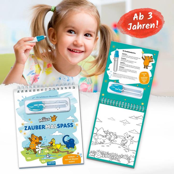 Produktbild Die Maus Zaubermalspass mit Wasserstift