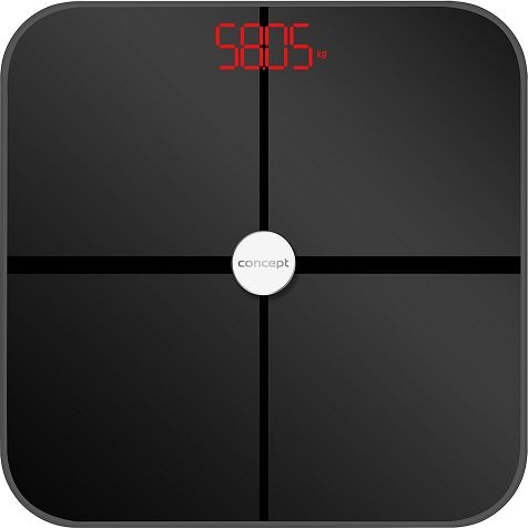 Produktbild Concept VO4011 Personenwaage Rechteck Elektronische Personenwaage (180 kg)