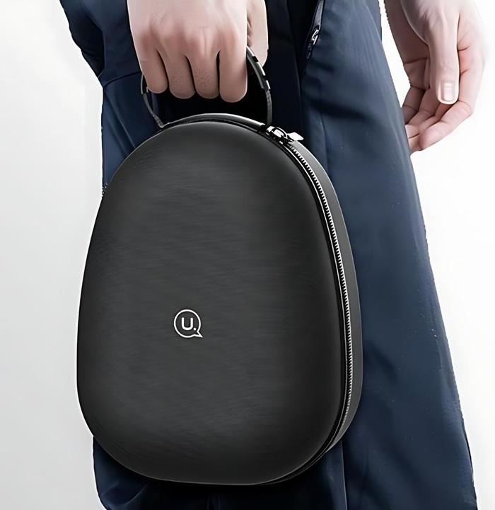 Actual product image Usams Etui na słuchawki nauszne czarny/black ZB292SNB01 (US-ZB292) (Headphone bag)