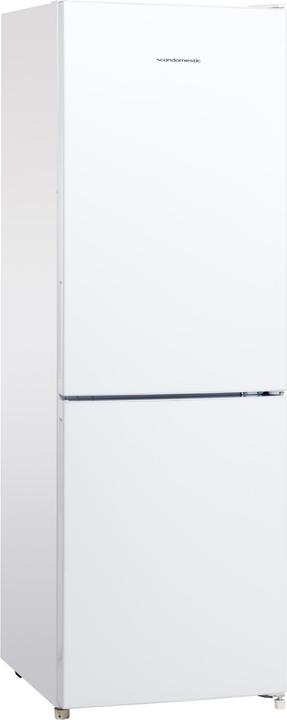 Scandomestic SKF 297 W - Fridge-freezer combination - Width: 54 cm - Depth: 55 cm - Height: 159,3 cm - 2 (Stand-alone, 228 l)
