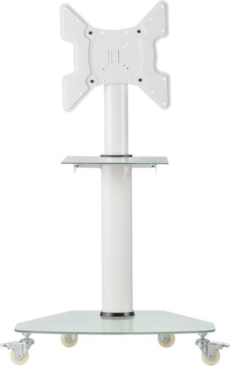 Actual product image Eaton TRIPPLITE Premier Rolling TV Cart for 81.28cm 32inch to 139.7cm 55inch Displays Frosted Glass (55", 59 kg)