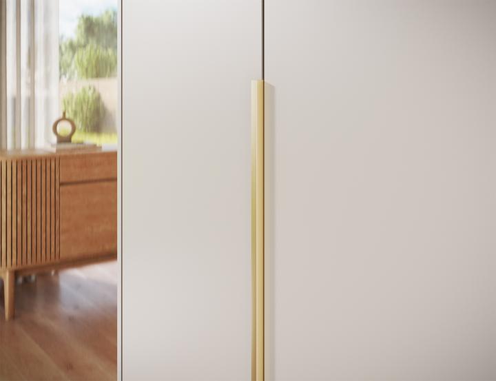 Produktbild ADRK Furniture Bregma III Drehtürenschrank mit Aufsatz (148 x 58 x 250 cm)