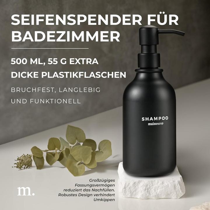 Image du produit Maisonovo Nachfüllbare Shampoo- und Duschgelspender