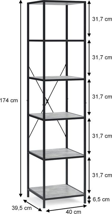 Image du produit Vicco Fyrk (40 x 40 x 174 cm)