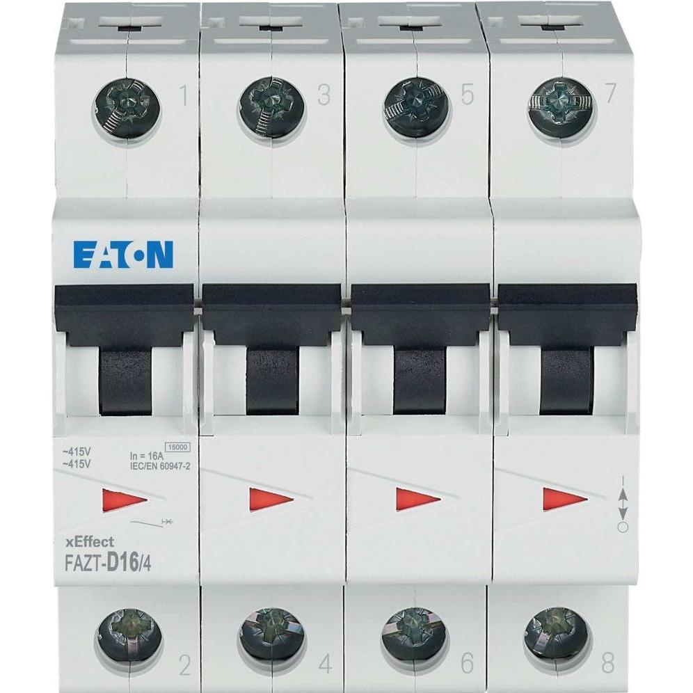 Eaton, Schutzschalter, Leitungsschutzschalter, 16 A, 4p, 240993