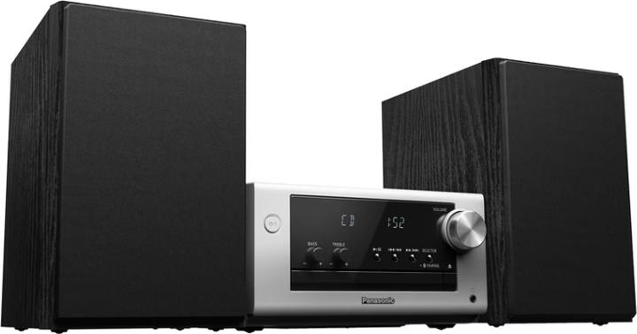 Productafbeelding Panasonic Hifi DAB+ 2x80W PM704 Zilver (Bluetooth, CD Speler, 2x 40 W)