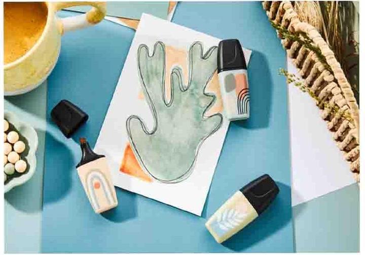 Image du produit STABILO Boss Mini Naturevibes Etui 3 pièces (Vert terre, Boue verte, Beige, 7 mm, 3 x)