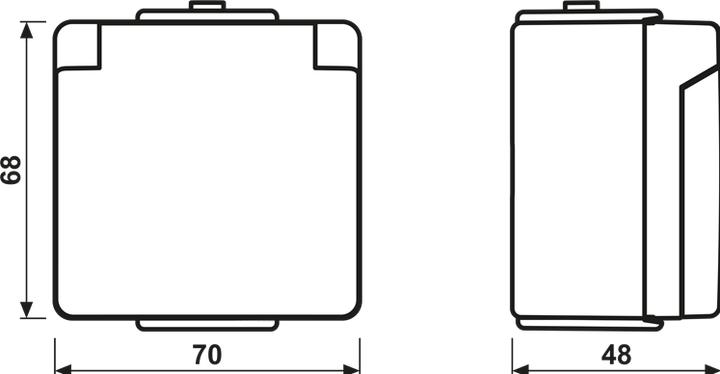 Produktbild JUNG SCHUKO-Steckdose