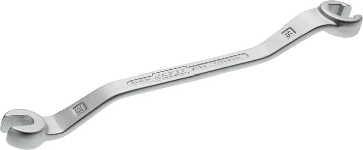 Produktbild HAZET Doppel-Ringschlüssel ∙ offen 612N-12X14 ∙ Aussen Sechskant Profil ∙ 12 x 14 mm (12 mm, 14 mm)