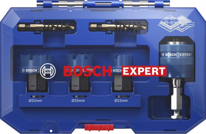 Image du produit Bosch Professional Zubehör Jeu de scies cloches EXPERT Sheet Metal 22/25/32 x 5 mm (22 mm, 25 mm, 32 mm)