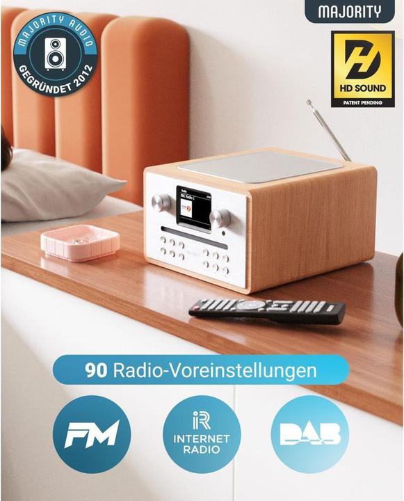 Actual product image Majority Homerton 2 (DAB+, FM, Bluetooth, Wi-Fi)