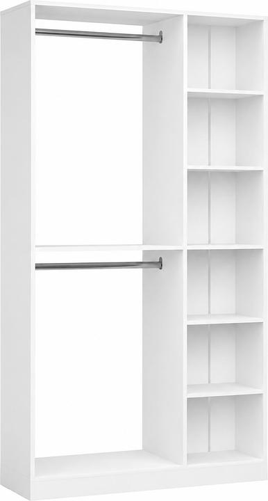 Produktbild VCM Holz Kleiderständer mit Regal Palosa XL (110 x 35 x 211 cm)