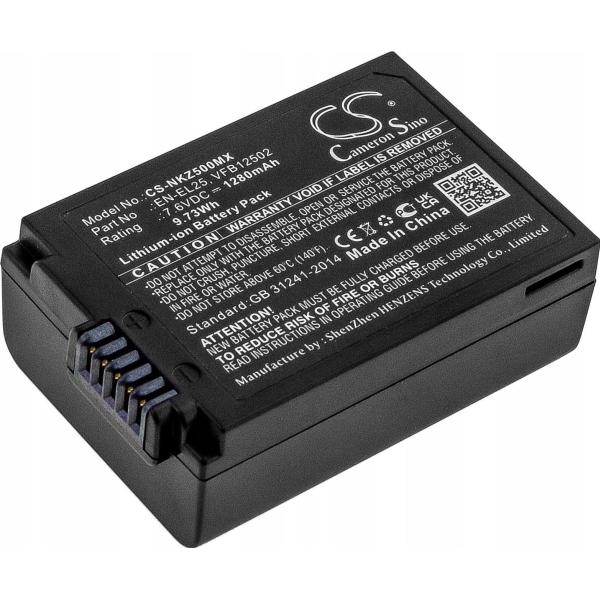 CS Cameron Sino Accumulatore Cameron Sino Accumulatore Bateria Tipo En-el25 Enel25 Do Nikon Z50 / Z50 Zfc / Z30 / Z (Batteria della fotocamera), Alime