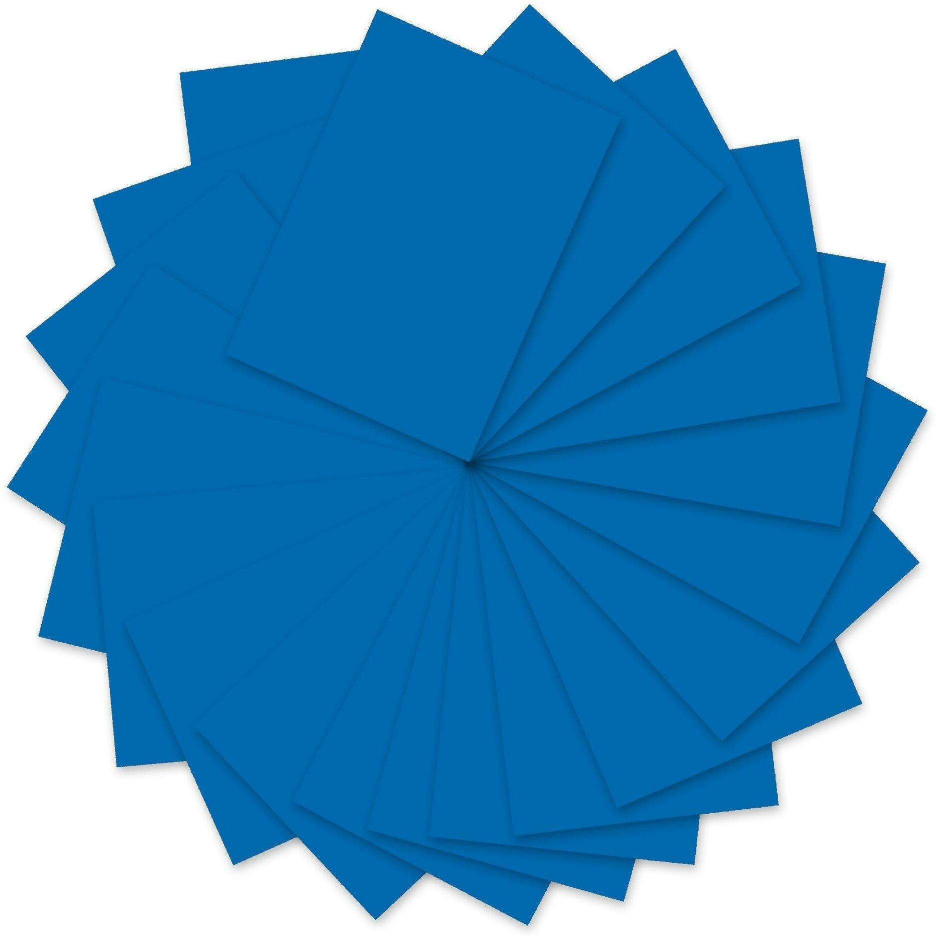 Ursus, Kopierpapier, Tonzeichenpapier A4, 130 g/m², 100 Blatt, Dunkelblau (130 g/m², A4)
