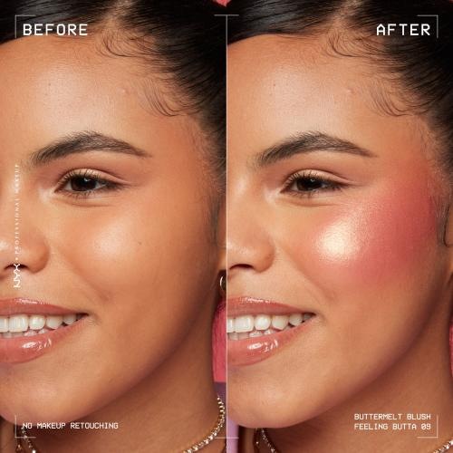 Actual product image NYX Professional Make-Up Powder Blush (09 Feeling Butta)