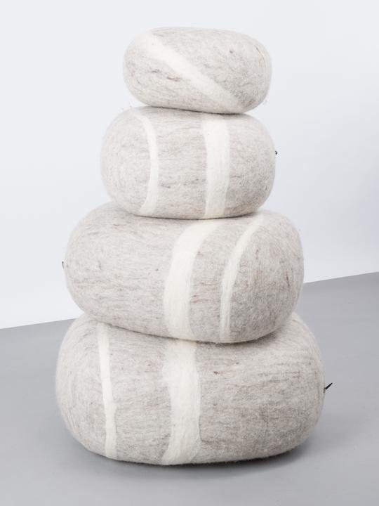 Produktbild Myfelt Béla Filz-Kieselstein Kissen
