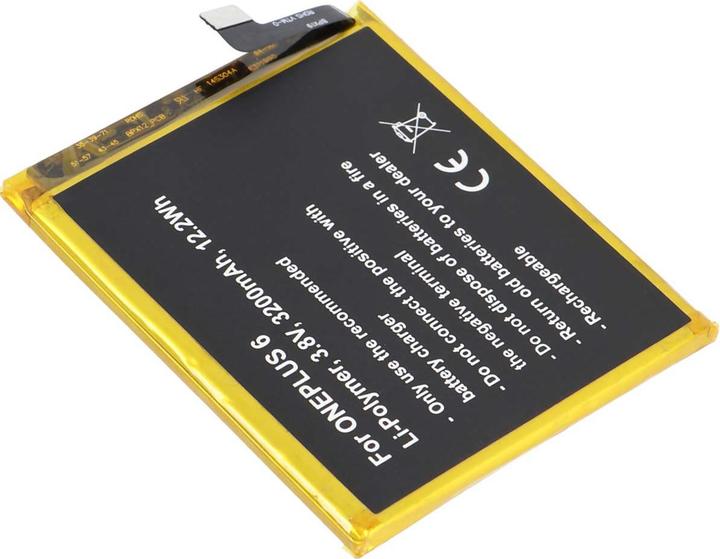 Produktbild Avizar Akku OnePlus 6 3200mAh Ersatz