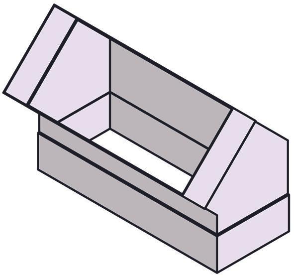 Actual product image Hastrag Elbow 45/90° for flat duct