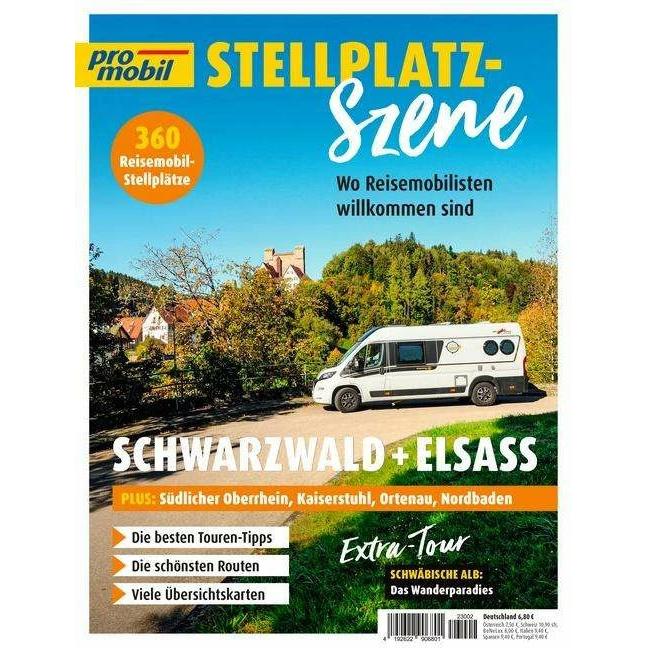 pro mobil Stellplatz-Szene - Schwarzwald plus Oberrhein und Elsass, Ratgeber von Motorbuch
