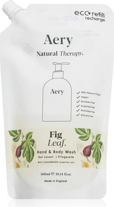 Aery Feigenblatt Flüssigseife für Hände und Körper Nachfüllpackung (Flüssigseife, 300 ml)