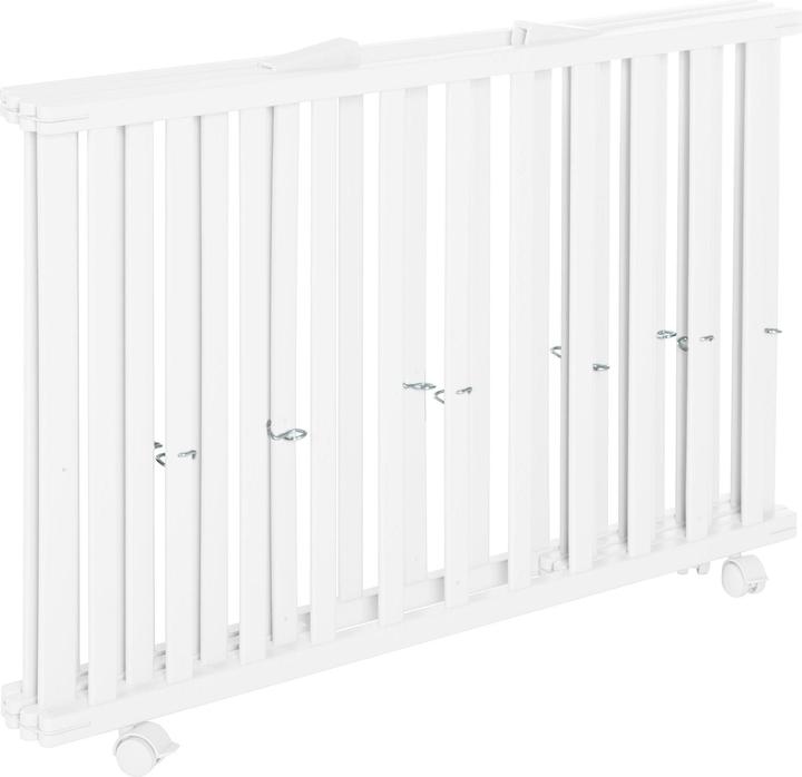 Produktbild Roba Laufgitter klappbar Weiss 75 x 100 cm (MDF, Mischholz, 100 x 75 x 72.50 cm)