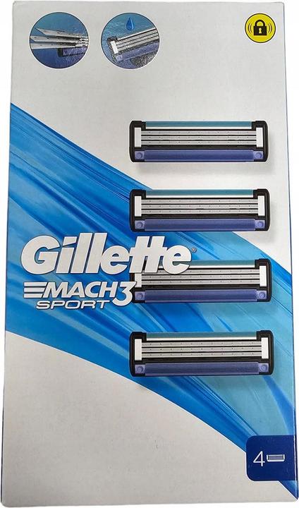 Actual product image Gillette Mach3 Sport Systemklingen 4er (4 x)