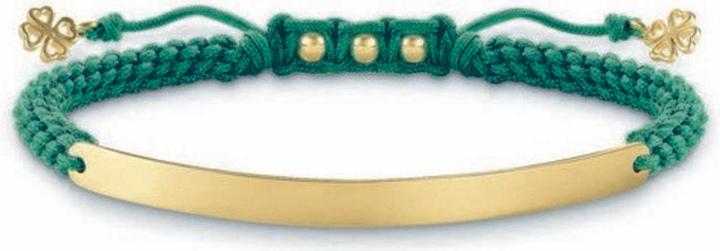 Immagine prodotto Thomas Sabo Bracciale quadrifoglio (21 cm, Materiale sintetico, Argento)