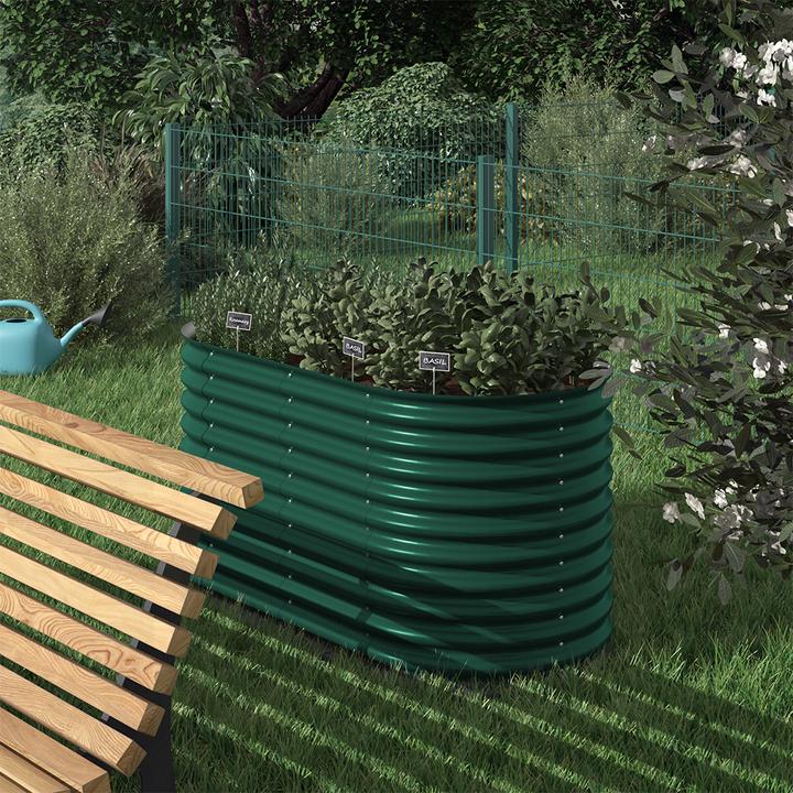 Actual product image OK-Living Raised bed, Green, 160 x 80 cm