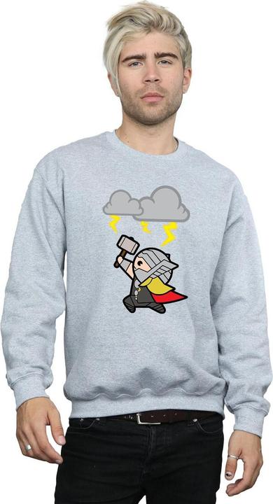 Image du produit - Sweat KAWAII THOR GOD OF THUNDER - Homme (M)