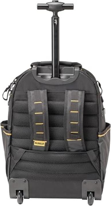 Actual product image DeWalt Tool rucksack with pockets from the Soft Storage series on wheels, telescopic handle (46 pieces)