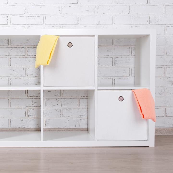 Image du produit Relaxdays Lot de 2 boîtes de rangement (30 cm, 9 l, 2x)