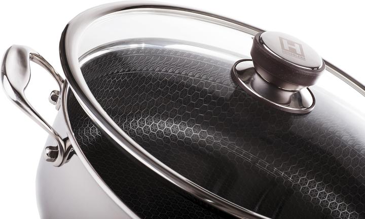 Image du produit HEN Poêle en acier inoxydable 32cm mGD (Acier inoxydable, 32 x 16 cm)