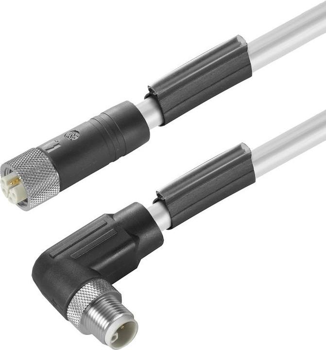 Actual product image Weidmüller 2455320300 Sensor/actuator connection cable M12 plug 3.00 m No. of poles 5 1 pc.