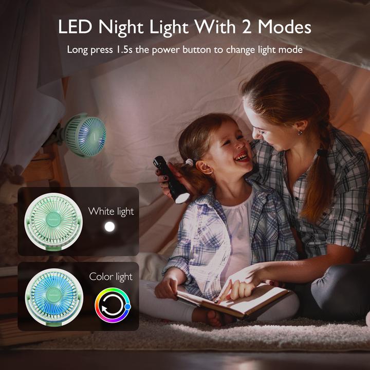 Immagine prodotto Momcozy Tragbarer Kinderwagenventilator GRN