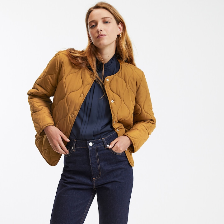 Produktbild La Redoute Collections Light-Steppjacke mit Druckknöpfen (46)