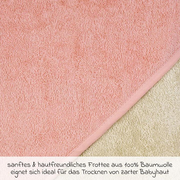 Image du produit Kapuzenbadetücher & Handtücher Kapuzenbadetuch 80 x 80 cm - Greige Erik