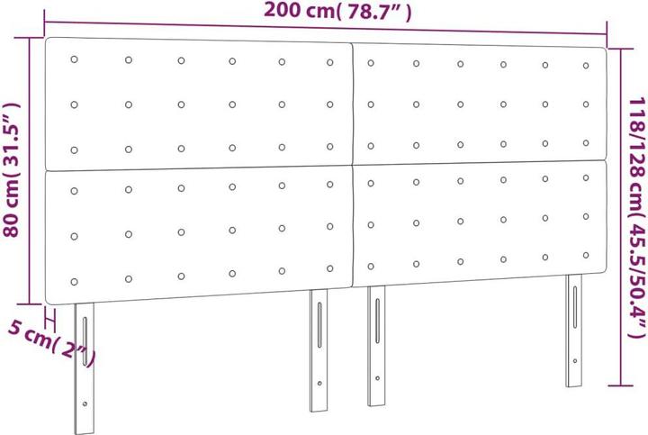 Immagine prodotto vidaXL Herold (200 x 5 x 128 cm)