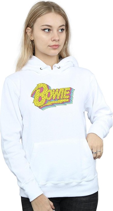 Produktbild David Bowie Moonlight 90s Logo Kapuzenpullover (S)
