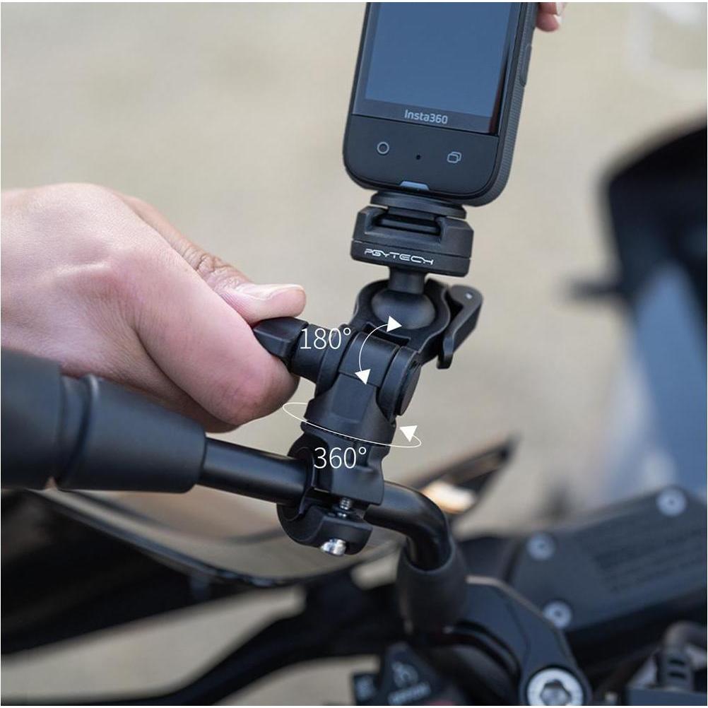 Thumbnail - Pgytech CapLock Rearview Mirror Mount (Diverse), Action Cam Zubehör, Schwarz